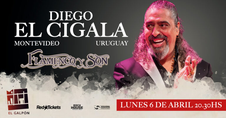 El Cigala. Actuará en Montevideo en el inicio de  la gira latinoamericana