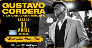 Gustavo Cordera llega a Montevideo en abril en 2026