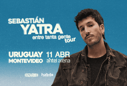 Desde Montevideo uruguay Sebastián Yatra inicia la etapa latinoamericana 2026 de su gira