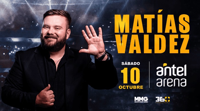 La emocionante presentación de Matías Valdez en el Antel Arena en 2026