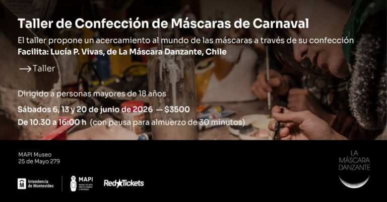 Junio llega con un taller imperdible confección al MAPI de Montevideo en 2026