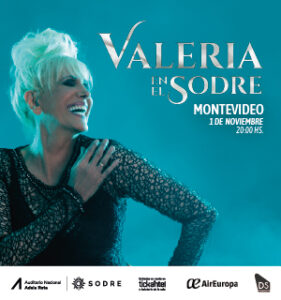 La imponente voz de Valeria Lynch regresa a Montevideo en 2026