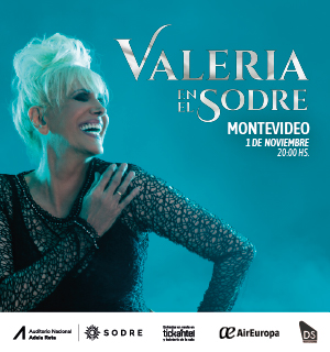 La imponente voz de Valeria Lynch regresa a Montevideo en 2026