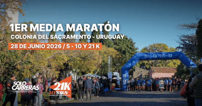 Se viene la Media Maratón Internacional Colonia del Sacramento 21K.TicketsGO!