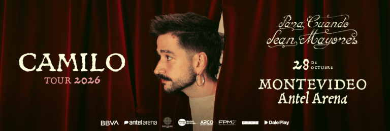 Llega a la región El Camilo Worldwide Tour 2026.Anticipadas on line!!!