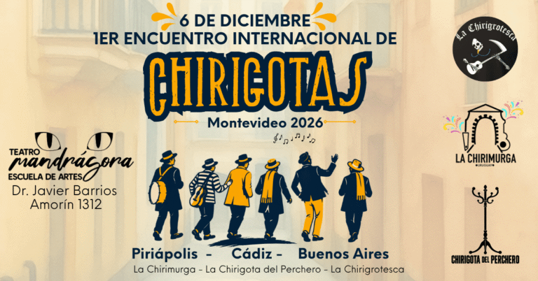 1°er. Encuentro internacional de CHIRIGOTAS(anticipando carnavales).Entradas on line