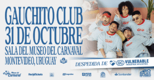 Gauchito Club despide su éxito «vulnerable» llegando en gira a Montevideo.Anticipadas on line!!!